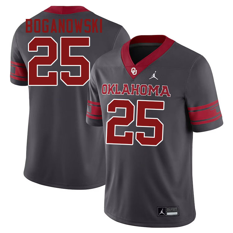 Michael Boganowski Oklahoma Sooners Jersey,Oklahoma Sooners Football Uniforms,Jersey-Anthracite